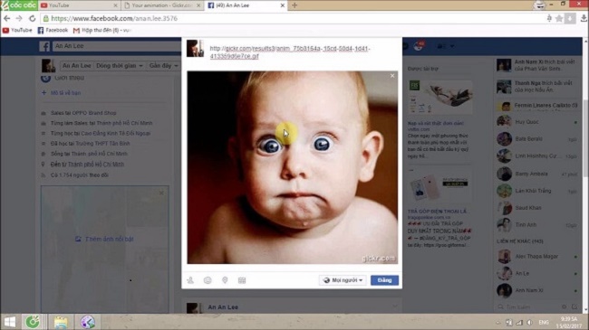 Chia sẻ cách đặt ảnh GIF làm Avatar trên Facebook